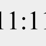 I keep seeing 11:11, what does it mean?!