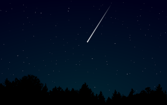 Signs from a deceased - Shooting star